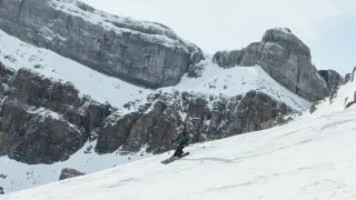 La estación de esquí de Candanchú, el pasado fin de semana.