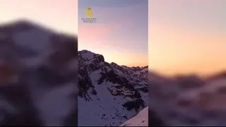 Vídeo del rescate del montañero fallecido en el Aspe