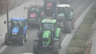 Tractorada en Aragón
