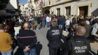 El Ayuntamiento de l'Alfàs decretó 5 minutos de silencio tras el crimen