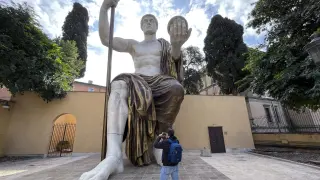 El coloso del emperador Constantino, replicado con impresoras 3D por una empresa madrileña