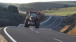 La carretera, tras las obras ejecutadas por la DPZ