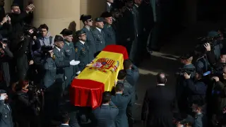 Funeral por el guardia civil David Pérez