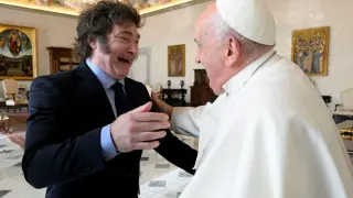 El Papa Francisco con Milei