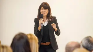La ministra de Igualdad, Ana Redondo, participa en un acto sectorial dentro de la campaña electoral con motivo de las elecciones gallegas