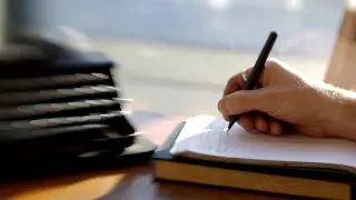 escribir a mano