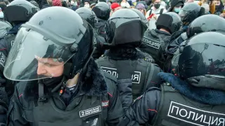 Rusia.- Manifestantes salen a las calles en Rusia para protestar por la muerte de Navalni