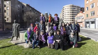 En fotos: Las mujeres de Zaragoza, contra el maltrato