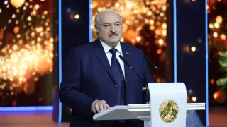 Foto de archivo de Alexander Lukashenko, presidente de Bielorrusia.