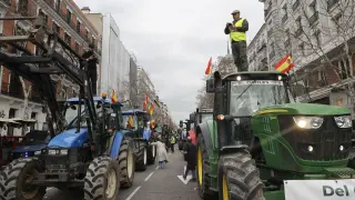 Los agricultores llevan sus protestas a Madrid