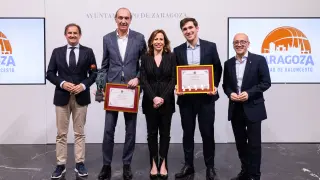 Nombramiento de los embajadores 'Zaragoza Ciudad del Baloncesto'.