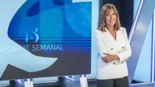 Ana Blanco, con su último programa, 'Informe semanal'.