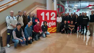 Los alumnos de este curso pionero han visitado este viernes la sede del 112 Aragón