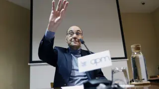 Rueda de prensa de Vidal-Quadras este viernes en Madrid