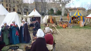 Recreación en Alcañiz de un episodio histórico medieval decisivo.