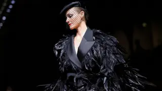 Desfile de Dolce & Gabbana con su colección otoño invierno 2024 en la Semana de la Moda de Milán.