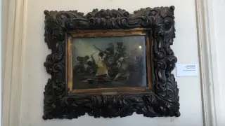 El óleo 'Episodio de la invasión francesa', de Goya, en Montevideo.