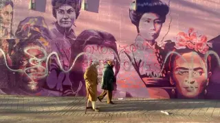 El mural feminista de Ciudad Lineal