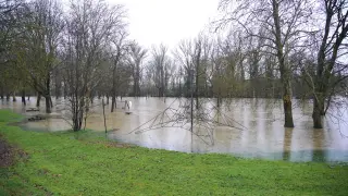 Zona afectadas por las lluvias en Vitoria