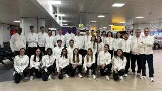 La selección española de atletismo que compite en Glasgow