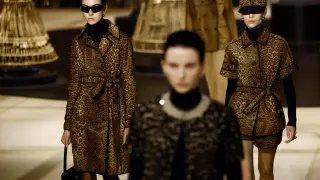 Dior apuesta por el estampado de leopardo.