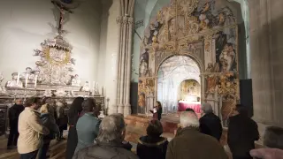 Inauguración de la exposición ‘Revistiendo la Semana Santa. Telones y ornamentos de Pasión’.