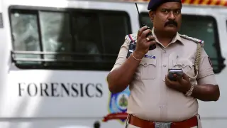 Policía de la India.