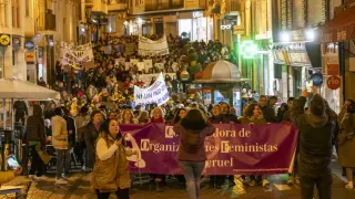 Manifestacion del 8M en Teruel_2. foto Antonio Garcia Bykofoto 08 03 24 [[[FOTOGRAFOS]]]