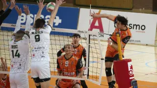 Partido de Superliga de voleibol: Pamesa Teruel-Unicaja Costa de Almeria