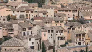 Vista del pueblo bonito de Alquézar. gsc1