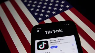 La aplicación china Tiktok.