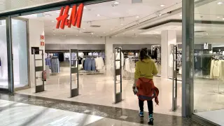 La tienda de H&M en Grancasa, este miércoles