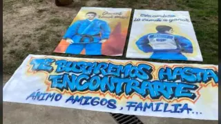 Los vecinos de Santo Domingo de la Calzada no han dejado de mostrar su apoyo a la familia y amigos de Javier Márquez.