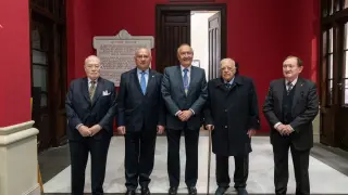 Conferencia del notario Honorio Romero en la Academia de Medicina del Paraninfo de Zaragoza