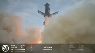 El enorme cohete Starship de SpaceX despega con éxito