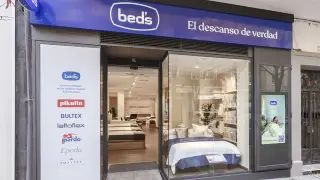 La nueva tienda Bed's del centro de Zaragoza.