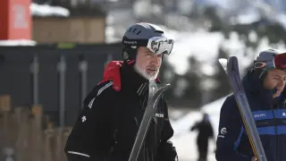 Su Majestad regresa a las pistas de esquí de Formigal este domingo por segundo día consecutivo