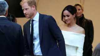 FILE PHOTO: Harry and Meghan attend event marking the World Mental Health Day in New York