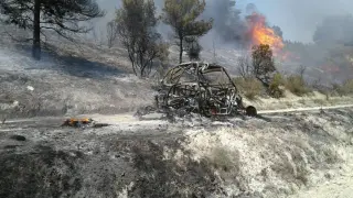 El incendio forestal, según concluyó la Guardia Civil, fue causado por la avería de un buggy cuyas piezas habían sido modificadas.