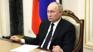 El presidente ruso, Vladimir Putin, este lunes.