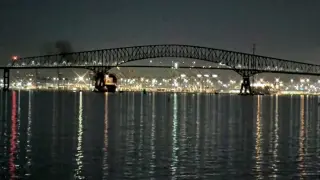El choque brutal de un carguero derriba el mayor puente de Baltimore