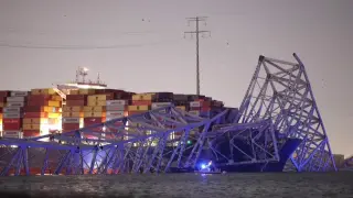 Imágenes tras el derrumbe del puente Francis Scott Key en Baltimore
