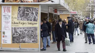 Arranca la Feria del Libro Viejo y Antiguo 2024 de Zaragoza.