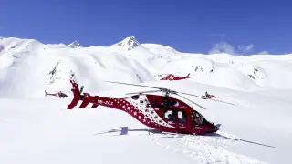 Accidente de un helicóptero en los Alpes suizos