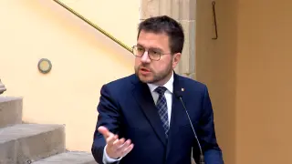 Aragonès aclara que el artículo 92 de la Constitución permite el referendum sin modificar leyes