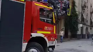 Incendio en un restaurante del casco histórico de Jaca