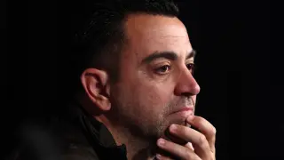 El entrenador del Barça, Xavi Hernández