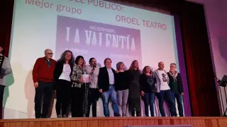Clausura del XXII Certamen de Teatro Pedro Saputo de Almudévar.