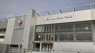 Exteriores del estadio de El Alcoraz.