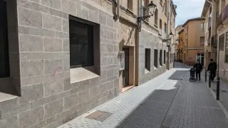 Locales cedidos por el Ministerio de Inclusión, Seguridad Social y Migraciones al Ayuntamiento de Huesca en la calle Heredia.